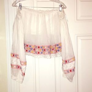 off the shoulder top